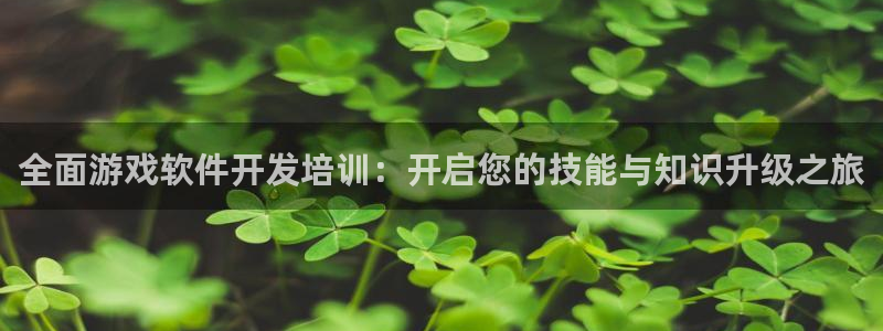 沐鸣277 77注册：全面游戏软件开发培训：开启您的技能与知识升级之旅